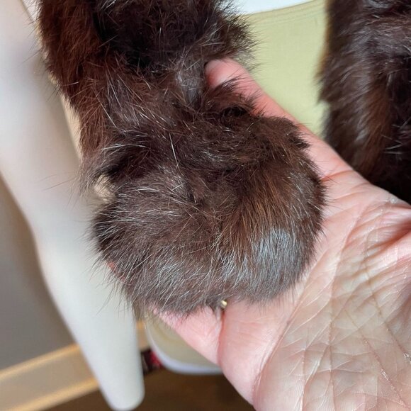 Genuine Rabbit Fur Scarf - Picture 5 of 7